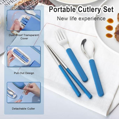 Travel Kawaii Cutlery Set