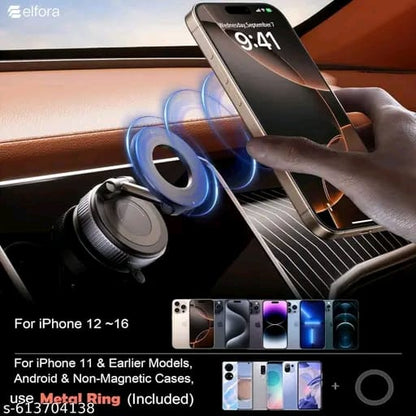 360° Vaccum Magnetic Phones Holder