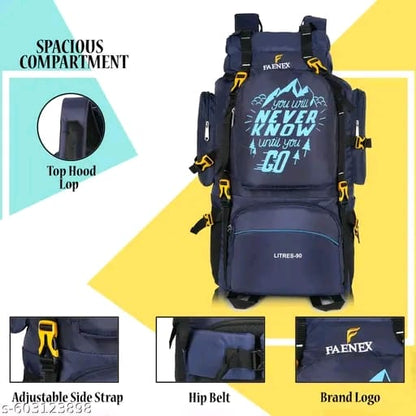 FAENEX 90L Adventure Trekking Rucksack Trekking Travel Backpack