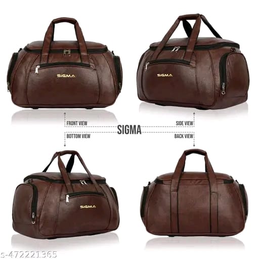 Sigma Brown 20 inch Travel Duffle Luggage Bag For Men and Women