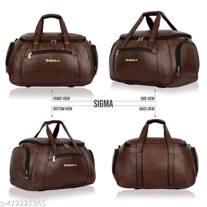 Sigma Brown 20 inch Travel Duffle Luggage Bag For Men and Women