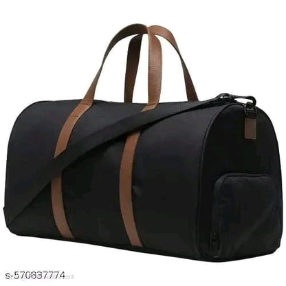 Premium Black duffle bags with saprate shoe compartment for Travel and Gym