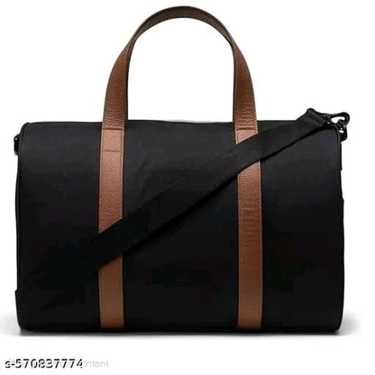 Premium Black duffle bags with saprate shoe compartment for Travel and Gym
