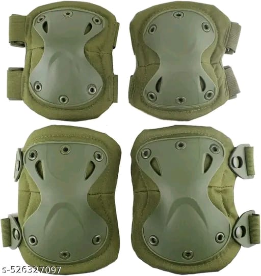 Tactical Knee and Elbow Pads - Professional Protective Pad Army Combat Outdoor Sports Safety Gear with Adjustable Straps
