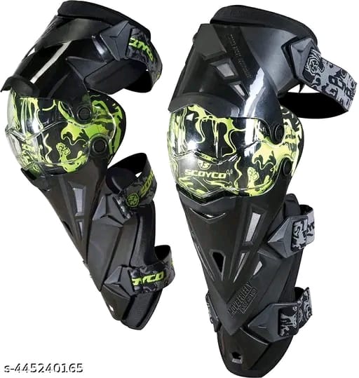 AUTO PEARL Elbow Guard, Knee Guard Free Black (Pack of 4)