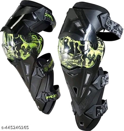 AUTO PEARL Elbow Guard, Knee Guard Free Black (Pack of 4)