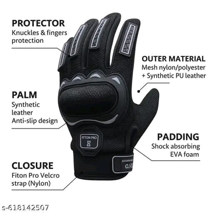 AL DANAH By Fiton pro Branding Bike Riding Glovs