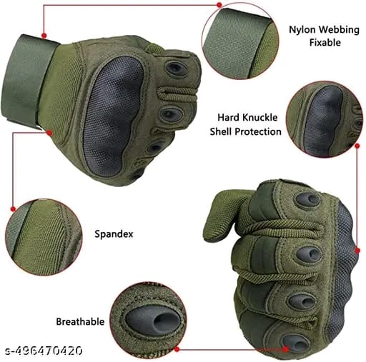 Racing Equipment Motorcycle Riding Biker Driving Gloves (Green)