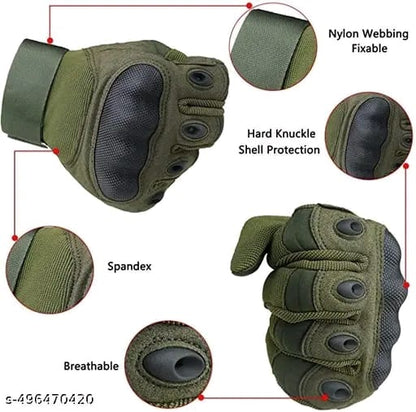Racing Equipment Motorcycle Riding Biker Driving Gloves (Green)