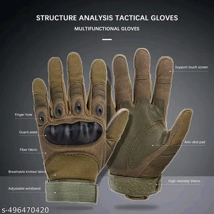 Racing Equipment Motorcycle Riding Biker Driving Gloves (Green)