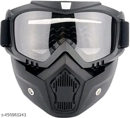 Otoroys Motorcycle Helmet Riding Goggles Glasses With Removable Face Mask