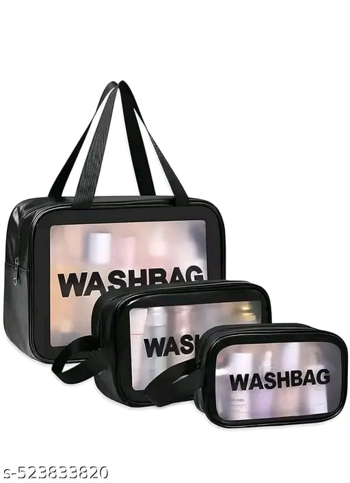 Combo wash bag black