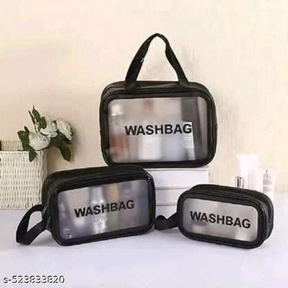 Combo wash bag black