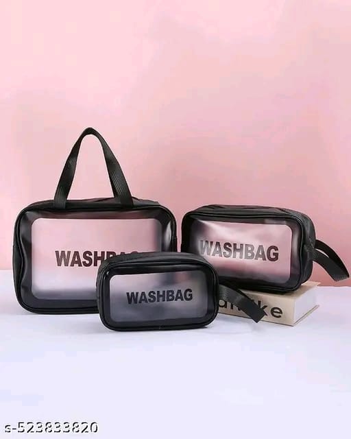 Combo wash bag black