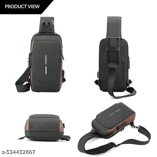 Sling Bag For Men Women, Anti-Theft Fashion Chest Bag