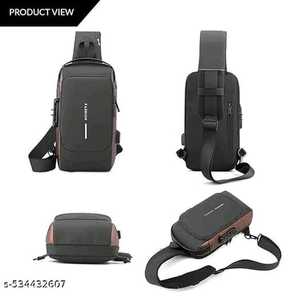 Sling Bag For Men Women, Anti-Theft Fashion Chest Bag