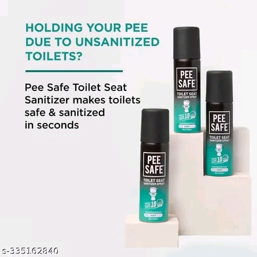 PEESAFE Toilet Seat Sanitizer Spray 50 Ml Mint - Pack Of 1