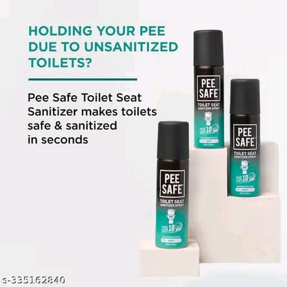 PEESAFE Toilet Seat Sanitizer Spray 50 Ml Mint - Pack Of 1