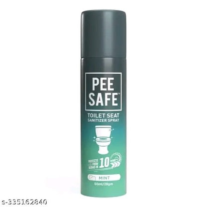 PEESAFE Toilet Seat Sanitizer Spray 50 Ml Mint - Pack Of 1