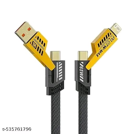 Flat Braided 4 in 1 USB C Fast