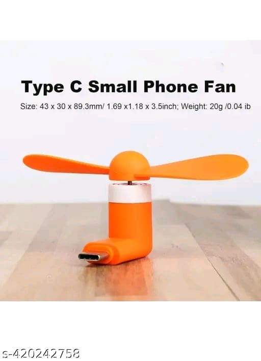 2 In1 Portable Handheld Electric Hand Micro Usb Mini Fan For Mobile