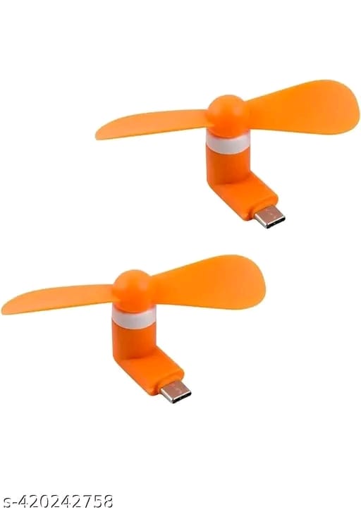 2 In1 Portable Handheld Electric Hand Micro Usb Mini Fan For Mobile